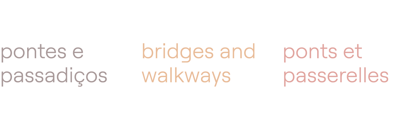 pontes e passadi os bridges and walkways ponts et passerelles